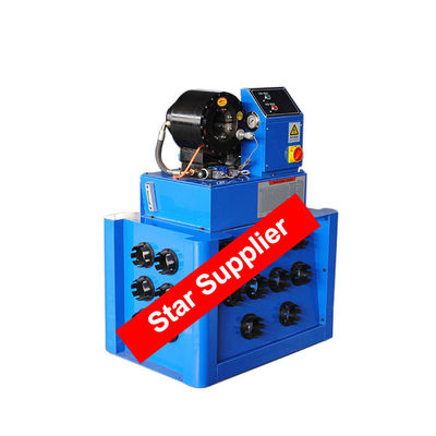 300 Ton Portable Hydraulic Hose Crimper 638mm de Hydraulische Hoge druk van de Slangzadelsmid veranderen snel Matrijzen