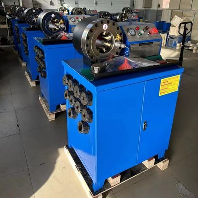 Elektrische stroombron Rubber Hose Crimping Machine 6 - 51mm Crimping Range Spanningsopties