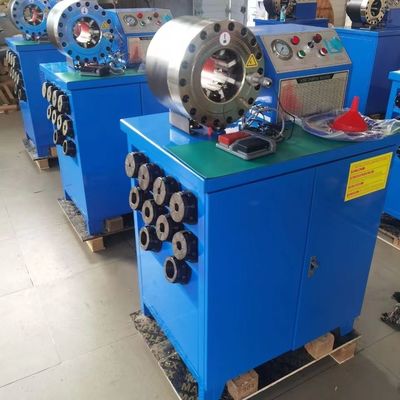 Hoogdruk elektrische hydraulische slangcrimping machine 31.5mpa Productiviteit 200 stuks/uur