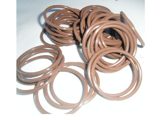 Goede oliebestandheid Rubber O Rings Op maat verkrijgbaar Duurzame scheursterkte 16-30 N/Mm