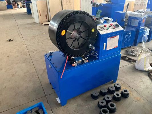 220V/380V/415V 50/60Hz Hydraulische 3 inch slang krimpmachine met 800 ton krimpkracht met grootte is 850*530*940 mm