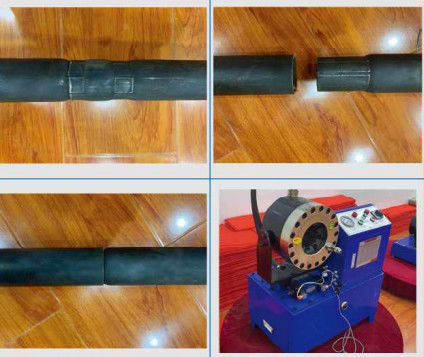 Gekrimpt 360° 1-90mm Krimpbereik Hydraulische stalen pijp krimpmachine met 260 kg en grootte 950*750*1050 mm