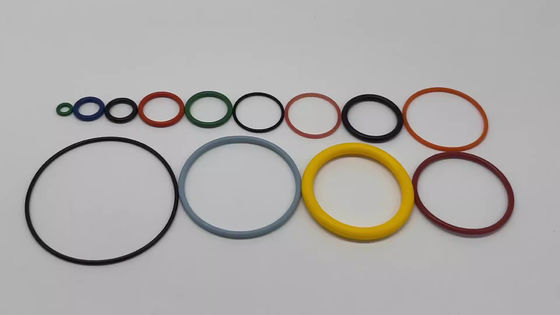 AS568 Standaard FFKM Rubber O Rings for Oil Gas Field Sealing Compression Molding Technology