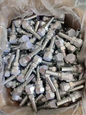 Verschillende grondstoffen en normen Carbon Steel 1/2 JIC Hydraulische slangtoepassingen JIS BSP Steel Brake Line Adapters