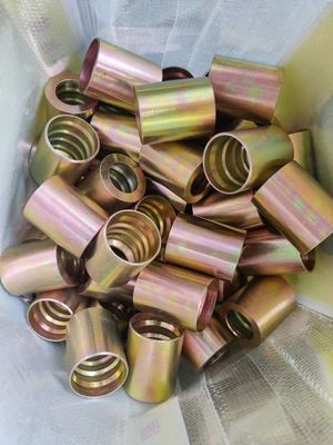 Koperen bekleding grondstof koolstofstaal gegooid Bsp hydraulische slangtoepassingen roestvrij staal mannelijk vrouwelijk snelkoppelers