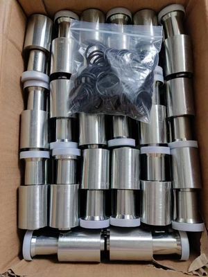 Koperen bekleding Materiaal 00400 Roestvrij staal Hydraulische slangtoepassingen Koper Messing Hydraulische slang Ferrule slang eindigingen