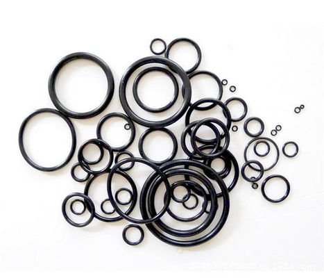 NBR/FKM/FFKM/SI Materiaal Rubber O Rings OEM/ODM Compressiemolding met goede oliebestendigheid 16-30 N/mm Verscheurbaarheid