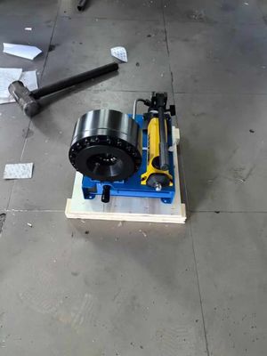 1 inch 6-25mm 1/4 tot 1 inch draagbare handmatige hydraulische slangpijpcrimping apparatuur / rubber slang crimping machine 10pcs/H voertuig slang fitting crimper