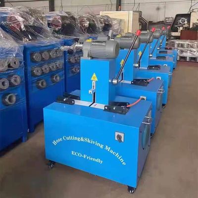 Goede prijs. Elektrische 2 inch 6-51mm 1/4 tot 2 inch slangsnijmachine en skivingmachine met lemmen rubber slangsnijmachine online