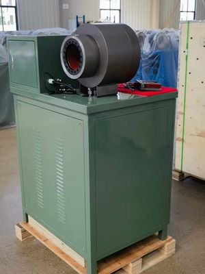 Groene kleur Elektrisch 2 inch Compacte structuur Hydraulische 10 Dies slangcrimping machine / slangcrimper