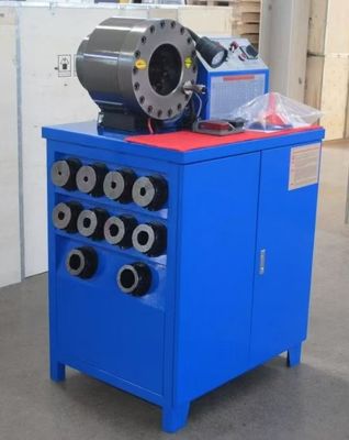 Goede prijs. 2 inch High Model Blauw Kleur 10 Dies slang Crimper / Rubber slang Crimping Machine betrouwbare prestaties met 600T Crimping kracht online