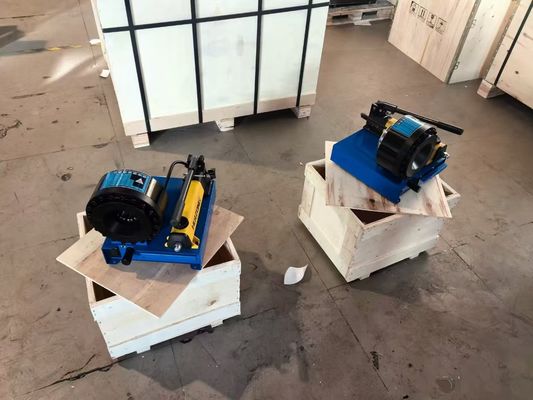 1 inch efficiënt en gemakkelijk te gebruiken 6 tot 25 mm nauwkeurige handmatige slangkrimpmachine / slangkrimpmachine ± 0,01 mm nauwkeurigheid met 7 strijkijzers