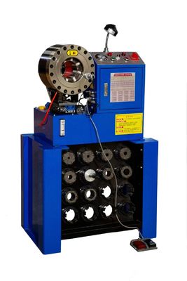 Roestvrijstalen Pijpslang Krimpmachine P38 Gevlochten Slangkrimper Hoge Nauwkeurigheid 1,5 en 2 Inch Met Rek en Snelwisselmatrijzen / Hydraulische Slangpers