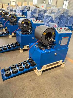 DX68 slangkrimpmachine met 6-51 mm krimpbereik 2 inch capaciteit en 10 dies inbegrepen