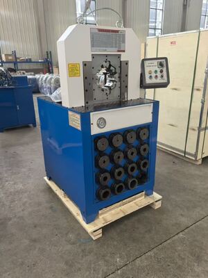 Goede prijs. 3 inch hydraulische slangcrimpmachine met 110V/220V/380V/415V spanning en 1 jaar garantie in blauw/wit of aangepaste kleur online