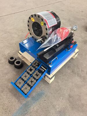 Hoge-efficiëntie 600T handmatige slangkrimpmachine met 6-51 mm krimpbereik en 10 uitwisselbare dies voor hydraulische toepassingen