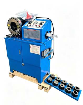 2 inch van 6-51 mm 10 sterft hydraulische slangkrimpmachine met dubbele functionaliteit en slangafsnijmachine 2 functies voor robuuste constructie