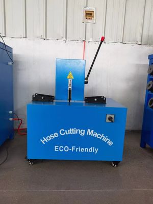 Goede prijs. 2 Scherp Materiaal 651mm van de duim Hydraulisch Slang de Rubbermilieubescherming van de Pijpsnijmachine online