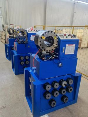 Goede prijs. 638mm Plooiende de Machine Hydraulische Crimper van de Hoge drukslang 1-1.5 Duim met Snelle Matrijzenverandering online