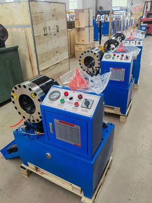 Goede prijs. van de de Slang de Plooiende Machine van 220V 50HZ DX68 Machine van de de Slangpers Hydraulische online