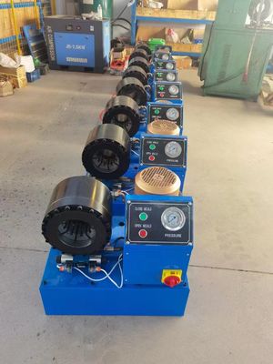 Goede prijs. 8 reeksen Draagbare Hydraulische Slangcrimper 638mm het Hydraulische van het de Kernmerk van de Pijpzadelsmid Snelle Hoge rendement van China online