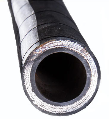 Goede prijs. 3 Flexibel Draad Gevlecht Rubber de Slang Groot Kaliber van de 8 Duim Spiraalvormig Hydraulisch Rubberslang online