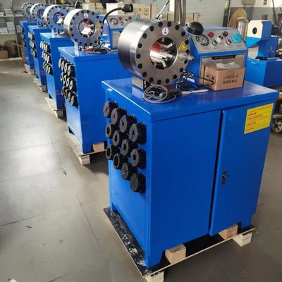 Goede prijs. 2 inch elektrische rubber slang krimpmachine 600T krimpkracht online