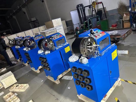 Goede prijs. Betrouwbare rubber slang krimpmachine met afmetingen van 860*640*1300 mm online