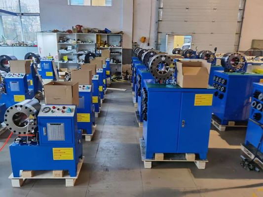 Goede prijs. 860*640*1300 mm Elektrische rubber slang krimpmachine Gemakkelijk te bedienen online