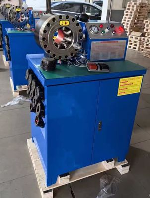 Goede prijs. 6-51mm Elektriciteit 220v/240v/380v/415v Rubber Hose Crimping Machine 600T Crimping Force Met grootte 860*640*1300 mm online