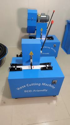Goede prijs. Elektrische rubber slang snijmachine met 4 lagen en geavanceerde knop controle 2 inch 6-51mm Blauw online