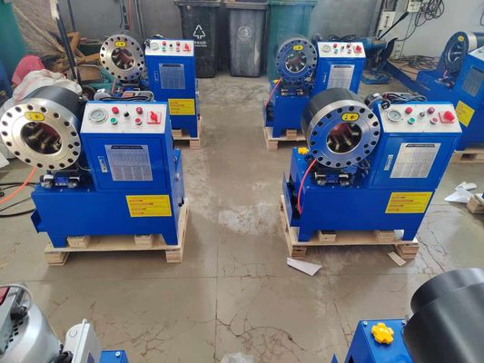 Goede prijs. 2 inch 6-51mm 10 Dies DX68 slangkrimpmachine CNC-besturingssysteem online