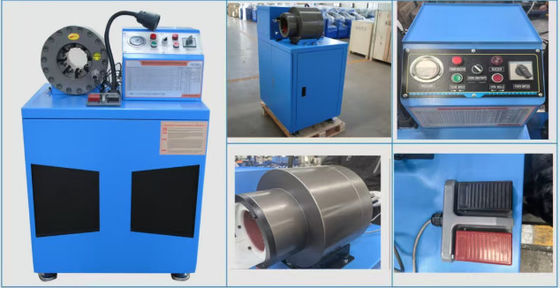 10 Dies 500 stuks per uur Draagbare slangkrimpmachine Hydraulische slangkrimpmachine