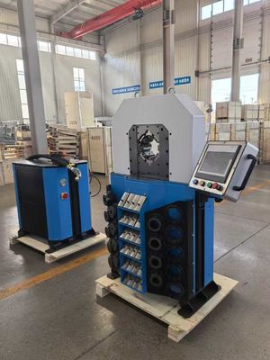 Goede prijs. 0.01mm nauwkeurige slang krimpmachine 4 inch grote capaciteit krimpbereik elektrisch hydraulisch krimpgereedschap online