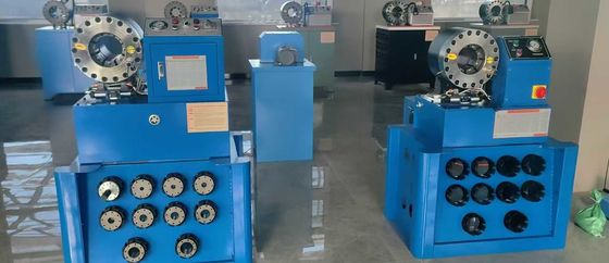 Goede prijs. Rustvrij staal slang crimping machine P38 gevlochten slang crimper hoge nauwkeurigheid 1,5 en 2 inch met rek en snelle verandering vorm gereedschappen online