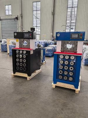 3 inch Upgrade PLC Control System Fast Change Mould Tool Slang Crimping Machine Process Met Withhold Sneller Crimping Force 1500T
