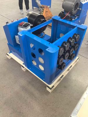 Versatile blauwe kleur 1,5 en 2 inch draagbare hydraulische slang kremer met 275 kg laadcapaciteit