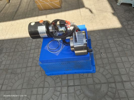 Goede prijs. 12V / 24V 7 Dies Blauwe Kleur Auto Laden 1 Inch Gevlochten Slang Krimper Accu Aangedreven Hydraulische Slang Persmachine 6-25mm online