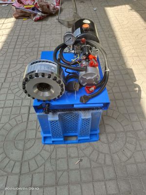 Goede prijs. 12V/24V 7 Dies 1 Inch Gevlochten Slang Krimper Accu Aangedreven Hydraulische Slang Pijp Krimpmachine/Slang krimpmachine 6-25mm online