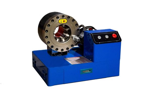 Goede prijs. 12V/24V 10 Dies 2 Inch Blauwe Kleur Handmatige Gevlochten Slang Krimper Accu Aangedreven Hydraulisch 6-51mm Slang Krimper online