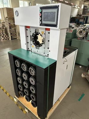 Goede prijs. 3-inch Hydraulische slang krimpmachine 650T met PLC-besturing online
