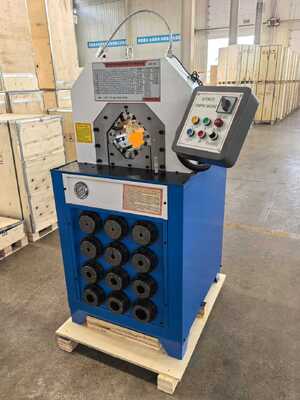 3 Inch Hydraulic Hose Crimping Machine with 15 Dies Button Control System and Fast Change Moulds