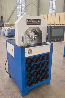 Goede prijs. 3 Inch Hydraulische Slang Krimpmachine met 2800KN Krimpkracht en 31.5MPA Nominale Druk online