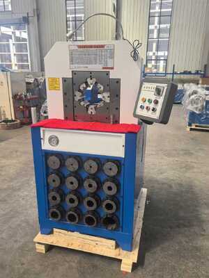 Goede prijs. 1250KG Heavy Duty Hose Crimping Machine with 755*1045*1630MM Dimension and 1 Year Warranty online