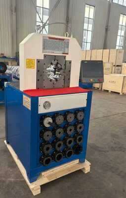 Goede prijs. 3 inch 6-76mm Hydraulische slangcrimping machine met 15 dies en snel wisselvormontwerp voor efficiënt slangdrukken online