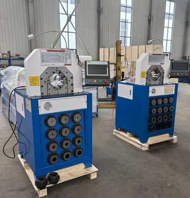 Goede prijs. 3 inch 6-76mm Hydraulische slangcrimping machine met 15 dies en snel wisselvormontwerp voor efficiënt slangdrukken online