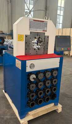 3 inch 6-76mm PLC Control Hydraulische slangcrimping machine met 15 uitwisselbare dies voor efficiënt slang drukken