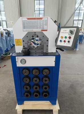 Goede prijs. 3 inch 6-76mm Hydraulische slangcrimping machine met 15 uitwisselbare dies en knop besturingssysteem online