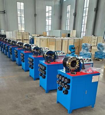 Goede prijs. 600T krimpkracht rubber slang krimpmachine met 6-51mm bereik en 10 uitwisselbare dies online