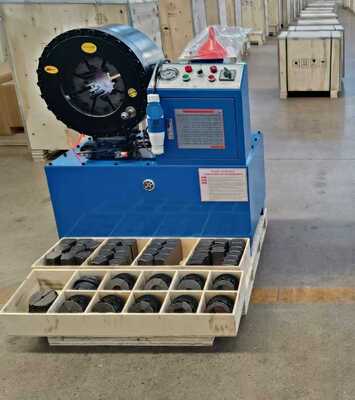 Elektrische hydraulische slangcrimping machine met 200pcs/H capaciteit en 6-76mm crimping bereik voor 800T kracht